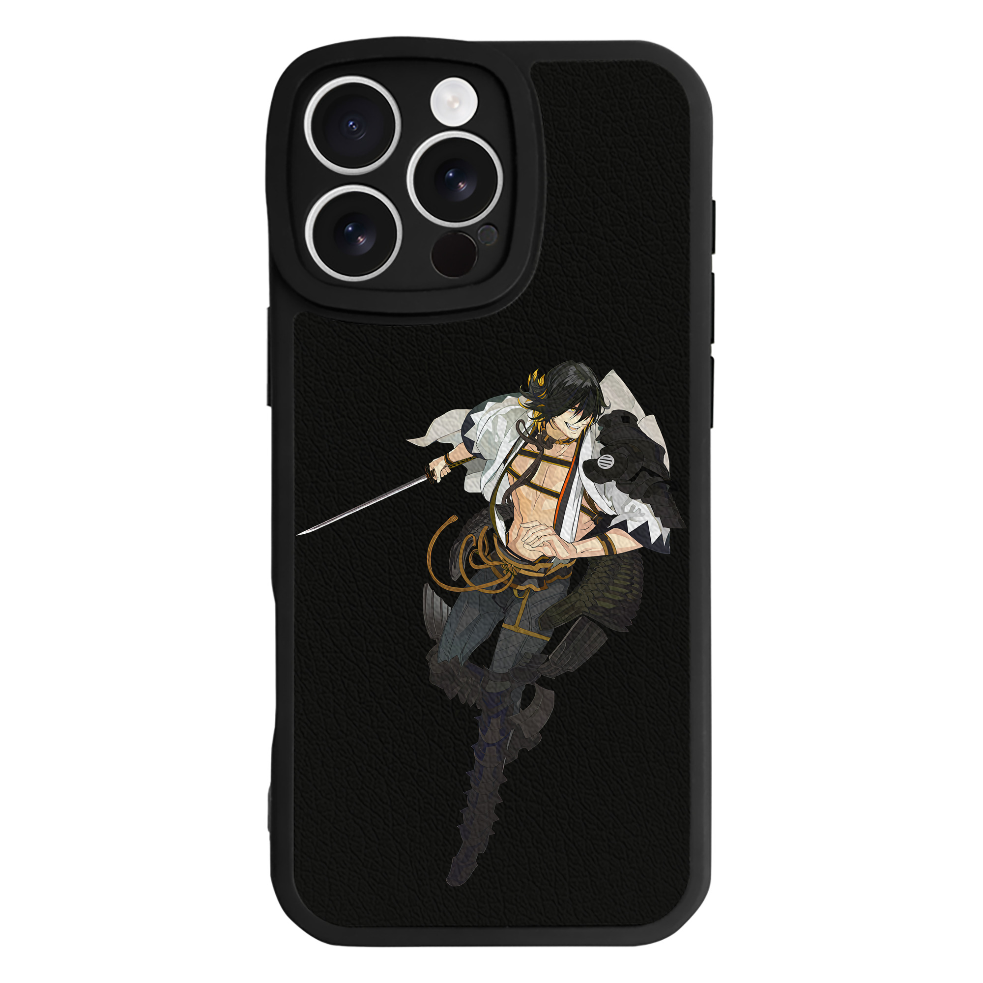 （画像用） 刀剣乱舞 Touken Ranbu 【iPhone 16シリーズ対応】シリコンスマホケース（レザー調） 材質：シリコン